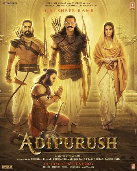 adipurush full movie release date in india